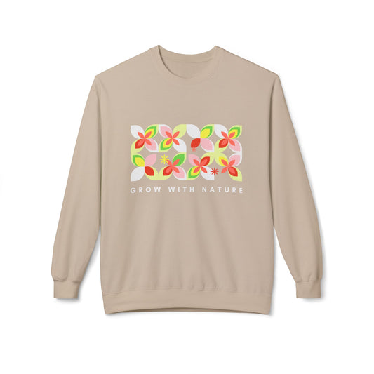Grow With Nature Floral Crewneck Sweatshirt