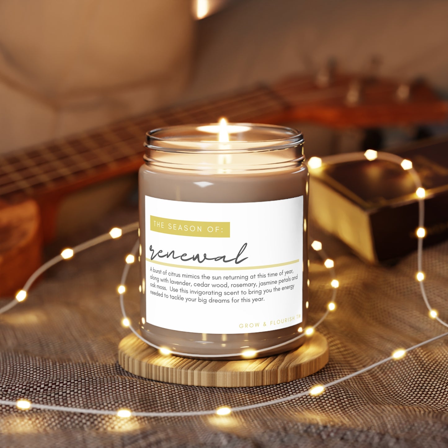 Mini Season of "Renewal" Scented Soy Candle