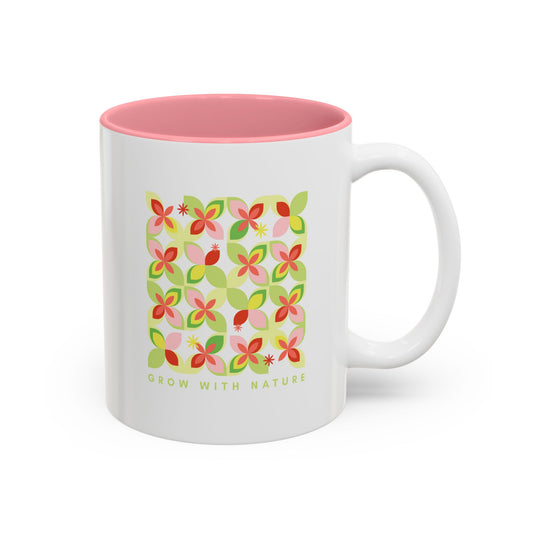 "Grow with Nature" Ceramic Mug