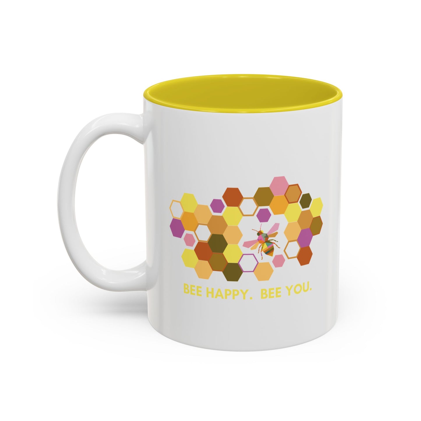 "Bee-Happy" Ceramic Mug