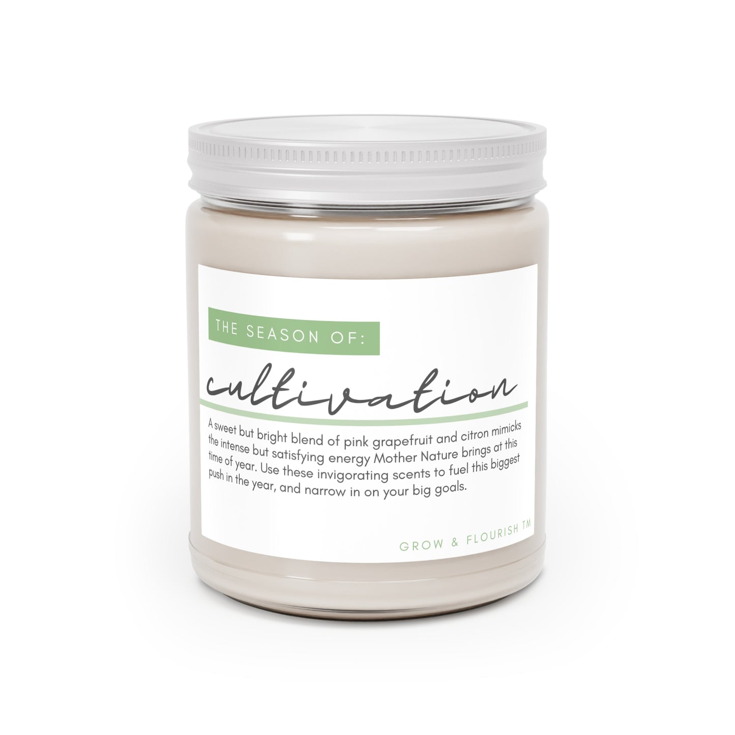Mini Season of "Cultivation" Scented Soy Candle