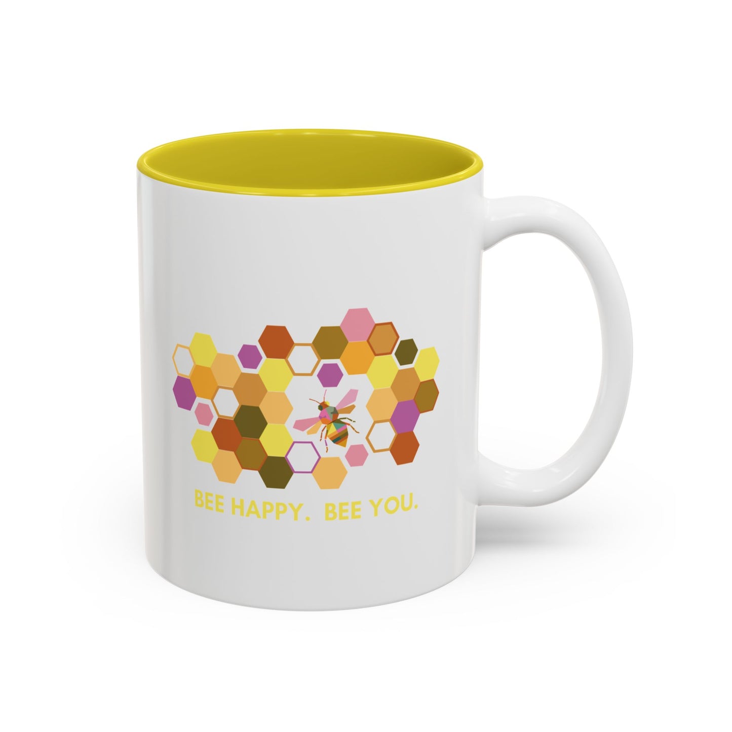 "Bee-Happy" Ceramic Mug