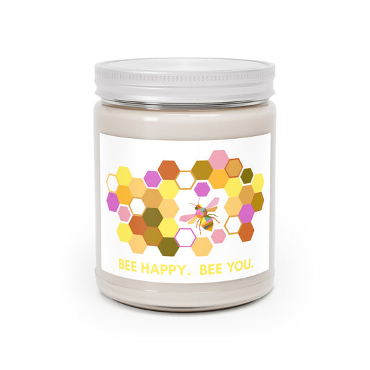 Art Candle — "Bee Happy"