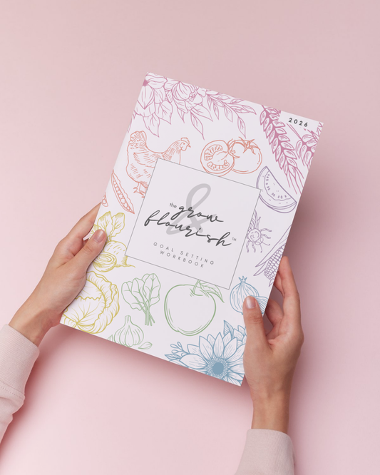 PRE-SALE Grow & Flourish 2026 Goal Setting Workbook