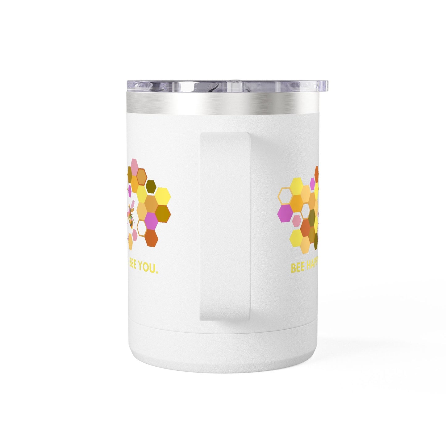 Bee Happy Bee You 15oz Travel Mug