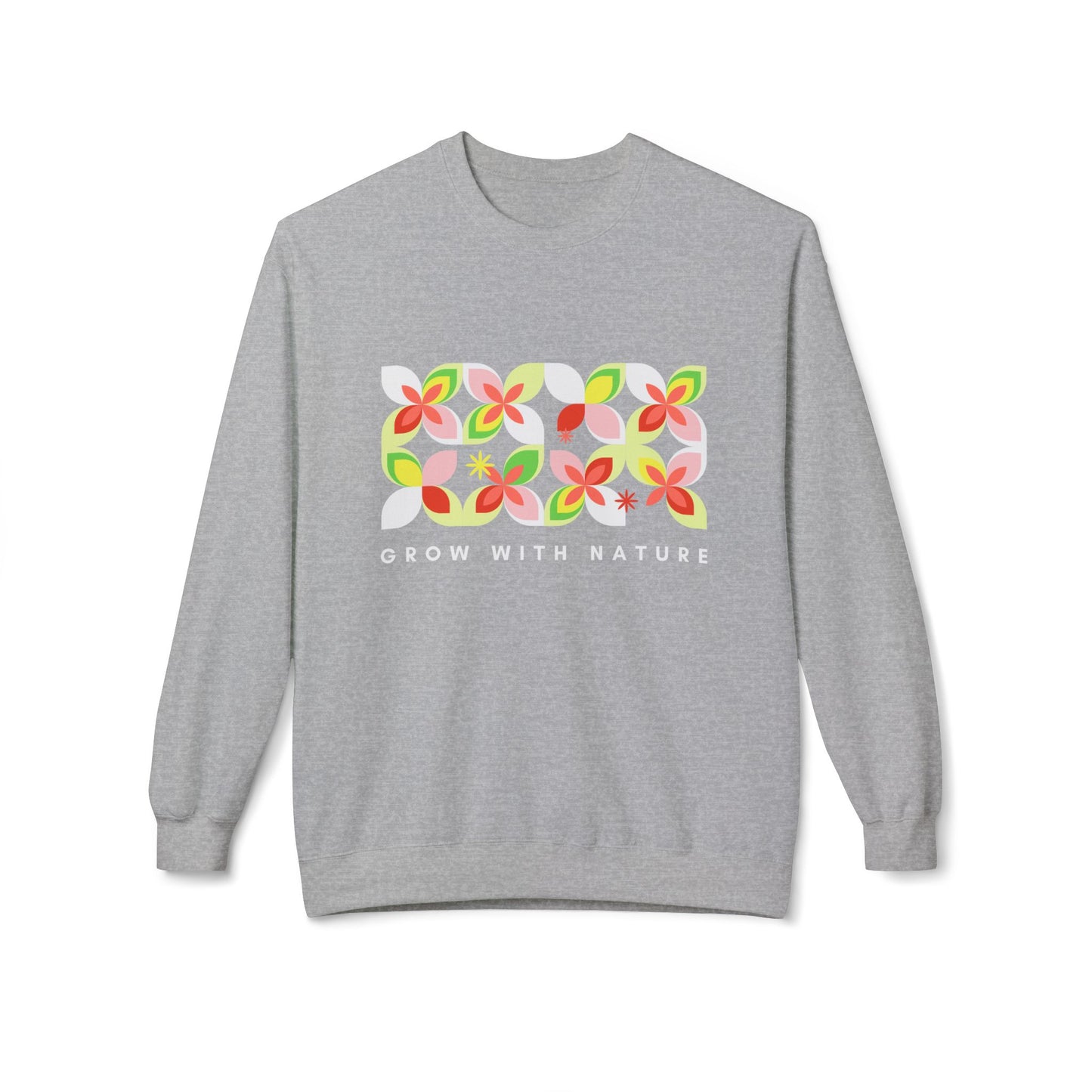 Grow With Nature Floral Crewneck Sweatshirt