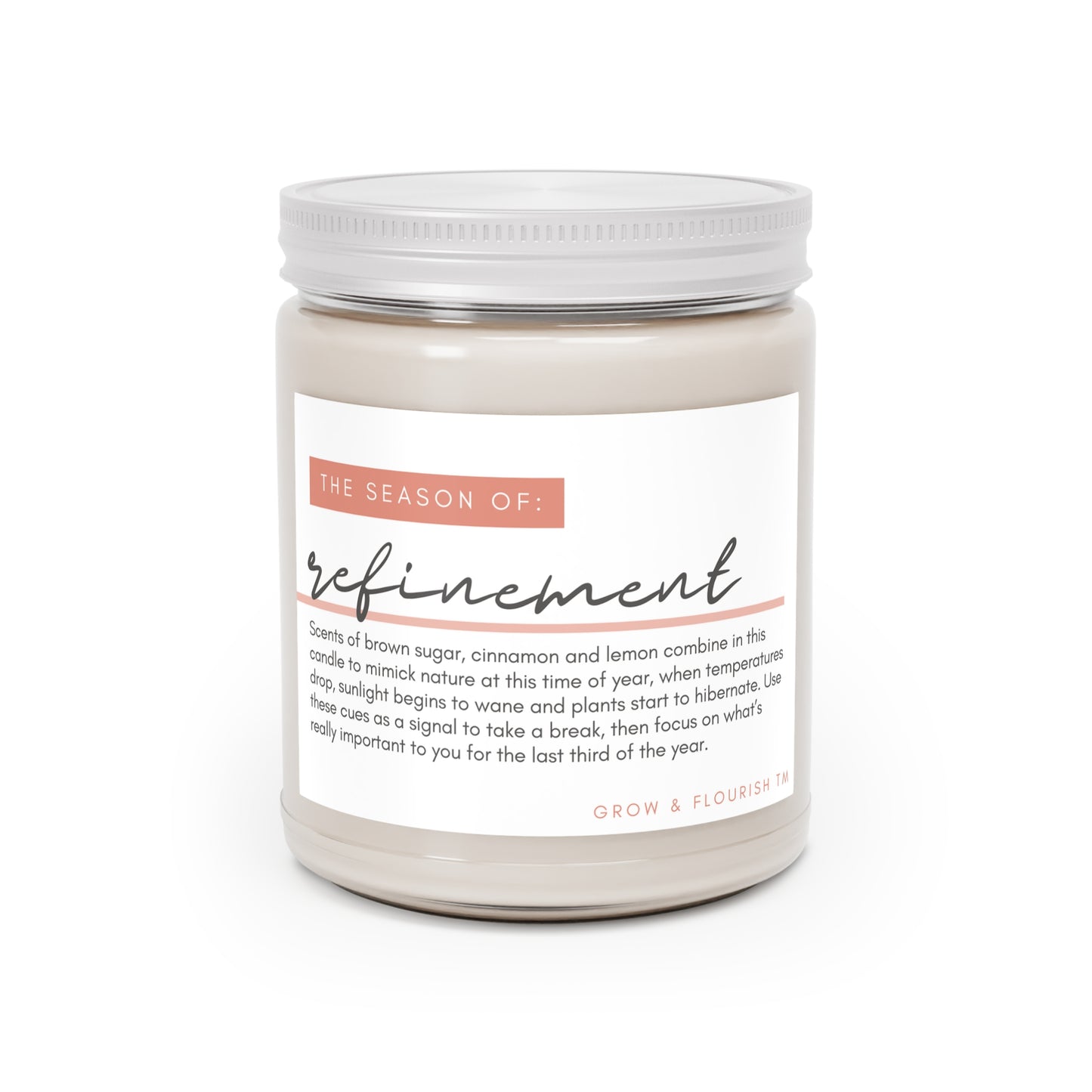 Mini Season of "Refinement" Scented Soy Candle