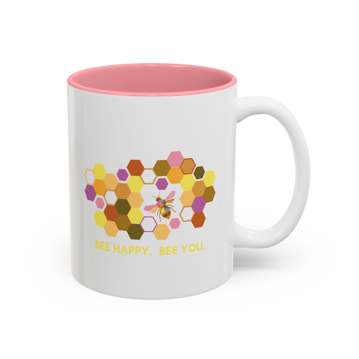 "Bee-Happy" Ceramic Mug