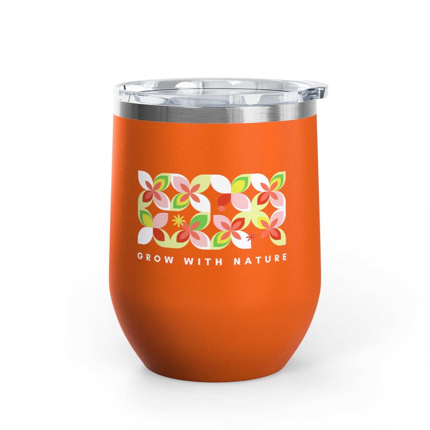 "Grow With Nature" Stainless Steel Wine Tumbler