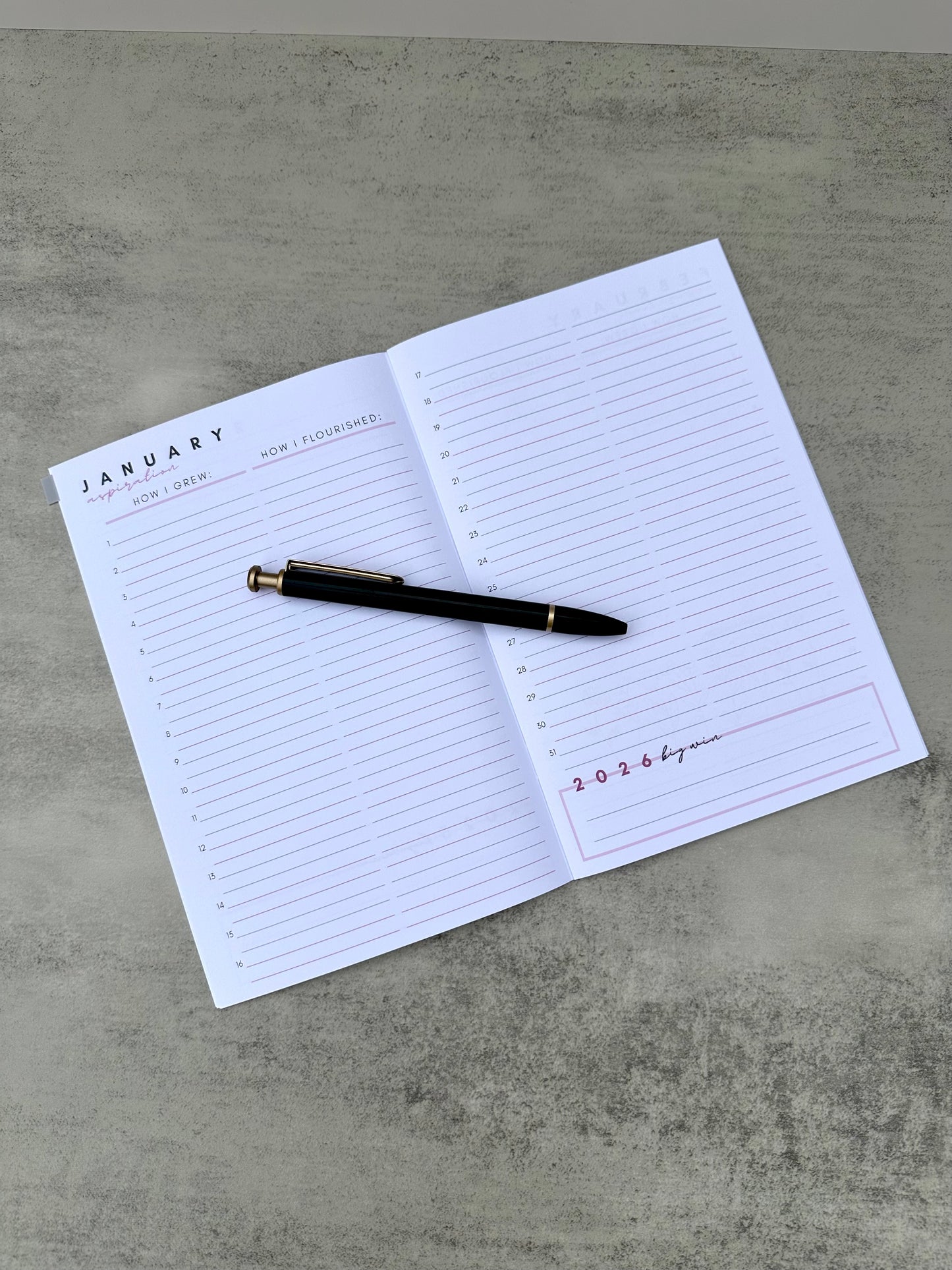 Supplemental Grow & Flourish 2026 Journal