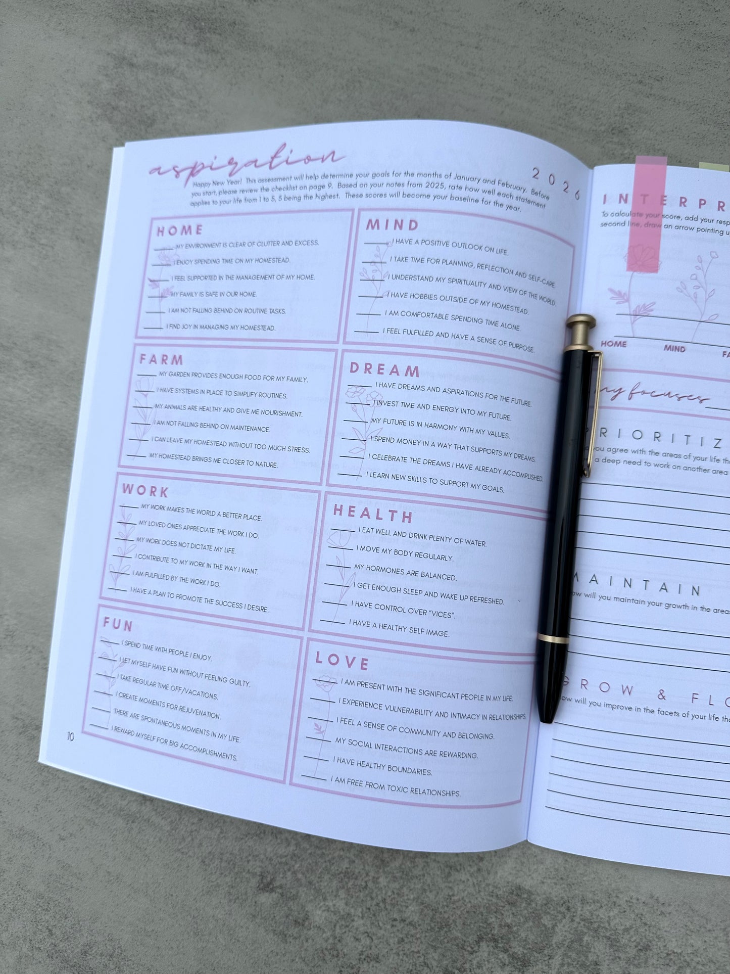 Grow & Flourish 2026 Workbook