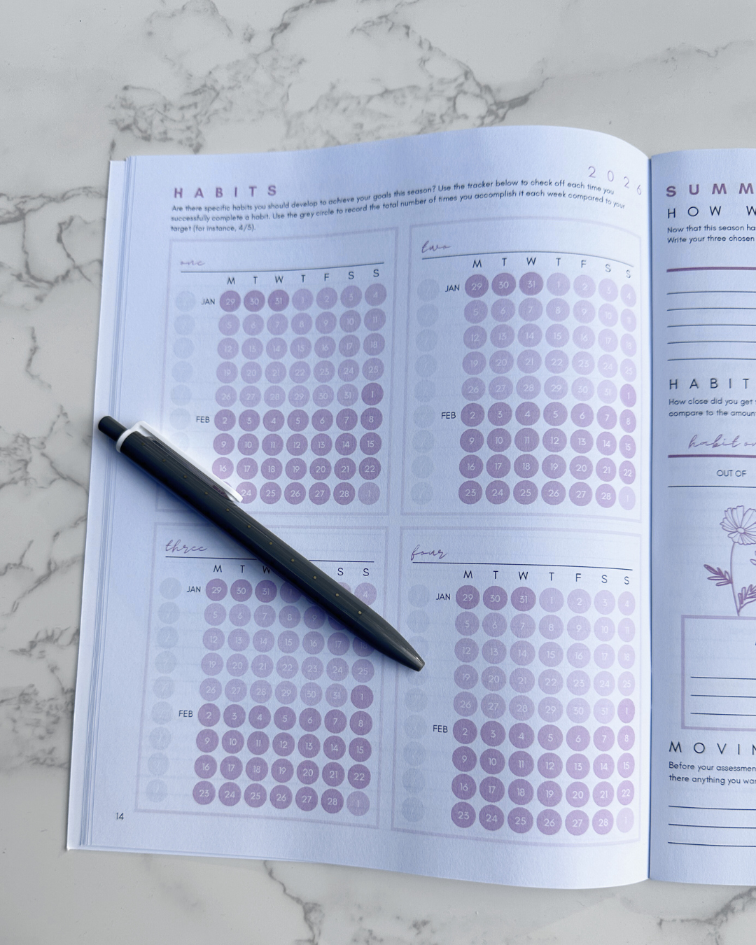 PRE-SALE Grow & Flourish 2026 Workbook & Journal Bundle