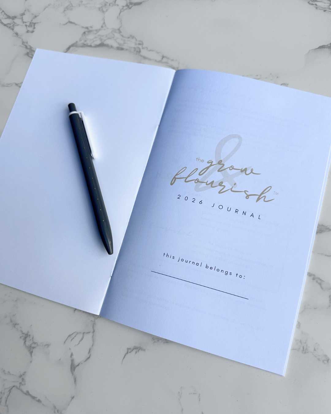PRE-SALE Grow & Flourish 2026 Workbook & Journal Bundle