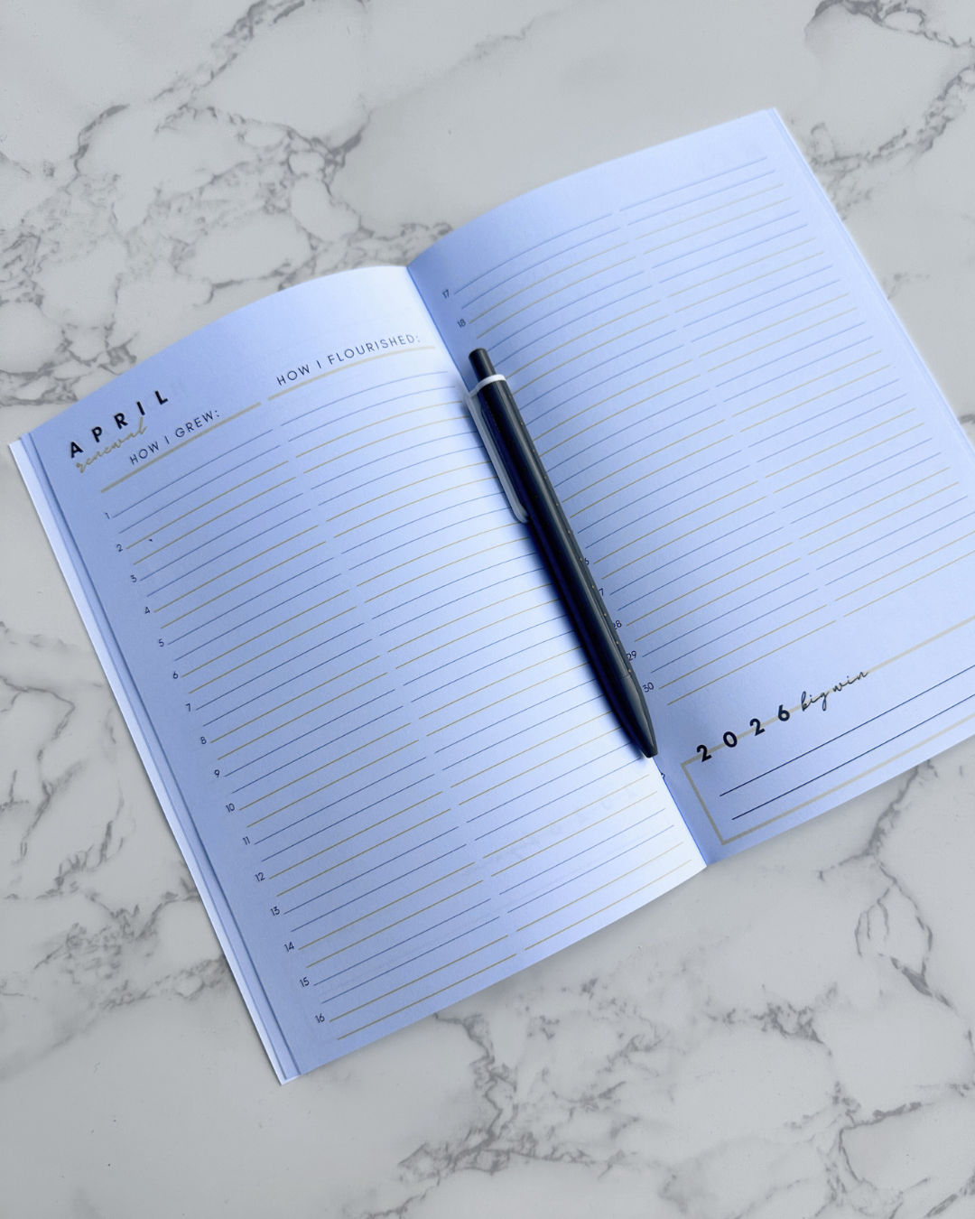 PRE-SALE Grow & Flourish 2026 Workbook & Journal Bundle