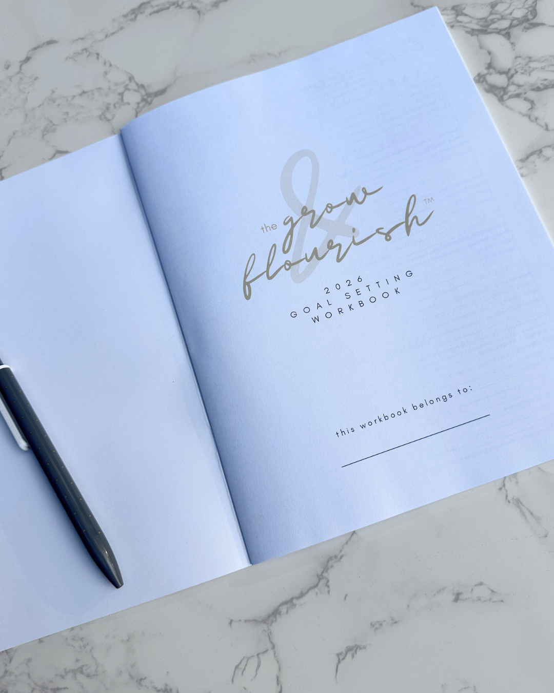 PRE-SALE Grow & Flourish 2026 Workbook & Journal Bundle