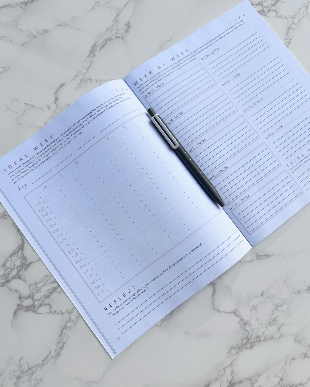 PRE-SALE Grow & Flourish 2026 Workbook & Journal Bundle